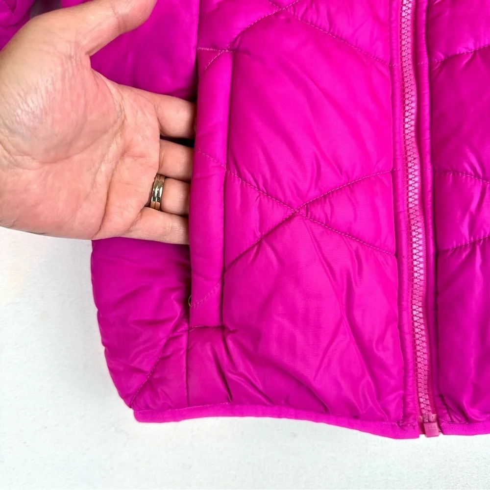 The North Face Reversible Perrito Jacket Puffer Pink Stripe Outdoors Gorpcore
